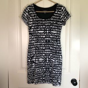 Dressbarn Dress, Women’s Size 6, NWOT, Black & White, Ruffles